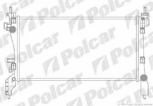 Polcar 239108-2 - Radiators, Motora dzesēšanas sistēma ps1.lv