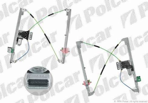 Polcar 2397PSE2 - Stikla pacelšanas mehānisms ps1.lv