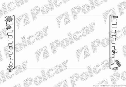 Polcar 235008-4 - Radiators, Motora dzesēšanas sistēma ps1.lv