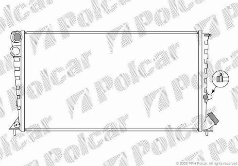 Polcar 235008-6 - Radiators, Motora dzesēšanas sistēma ps1.lv