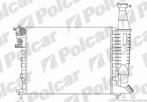 Polcar 235008-1 - Radiators, Motora dzesēšanas sistēma ps1.lv