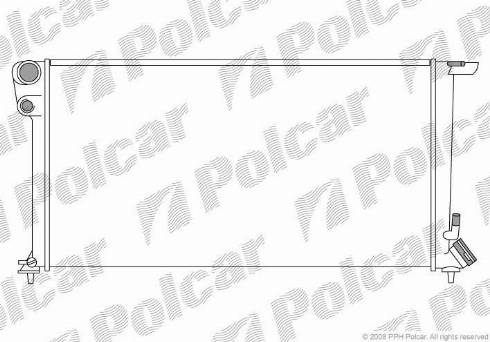 Polcar 2350088X - Radiators, Motora dzesēšanas sistēma ps1.lv