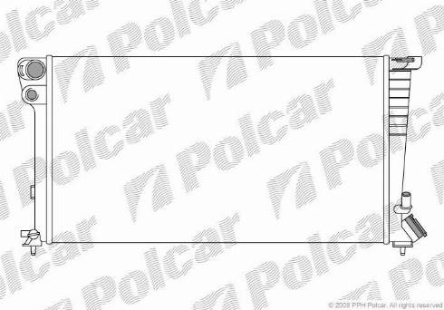 Polcar 235008-8 - Radiators, Motora dzesēšanas sistēma ps1.lv