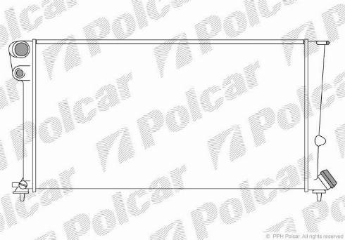 Polcar 2350083X - Radiators, Motora dzesēšanas sistēma ps1.lv