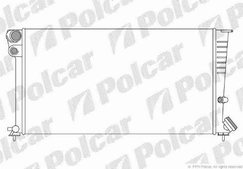 Polcar 235008-3 - Radiators, Motora dzesēšanas sistēma ps1.lv