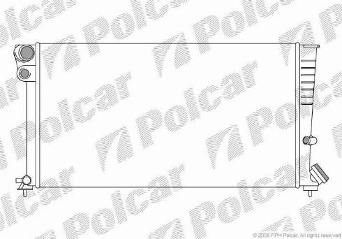 Polcar 235008A4 - Radiators, Motora dzesēšanas sistēma ps1.lv