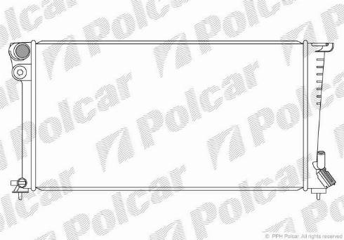 Polcar 235008 - Radiators, Motora dzesēšanas sistēma ps1.lv