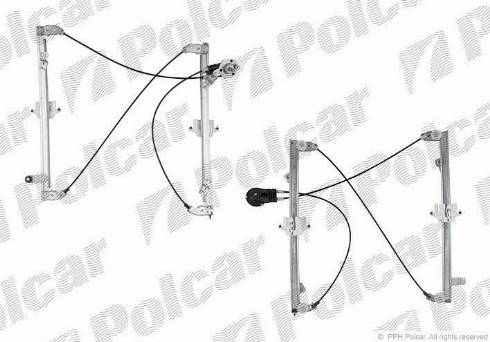 Polcar 2350PSM2 - Stikla pacelšanas mehānisms ps1.lv