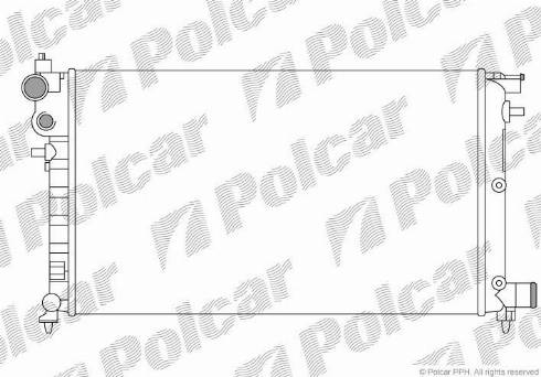 Polcar 230608B3 - Radiators, Motora dzesēšanas sistēma ps1.lv