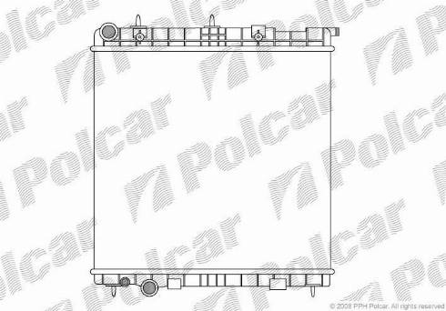 Polcar 231508-4 - Radiators, Motora dzesēšanas sistēma ps1.lv