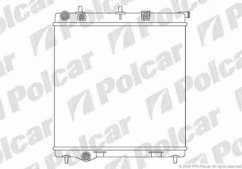 Polcar 2315085X - Radiators, Motora dzesēšanas sistēma ps1.lv