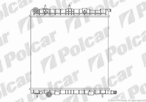 Polcar 231508-2 - Radiators, Motora dzesēšanas sistēma ps1.lv