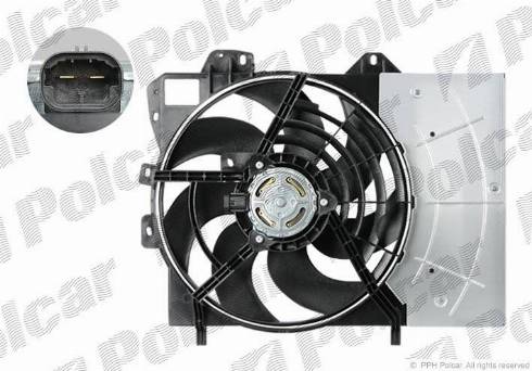 Polcar 231623W2 - Ventilators, Motora dzesēšanas sistēma ps1.lv