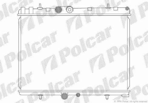 Polcar 233308-1 - Radiators, Motora dzesēšanas sistēma ps1.lv