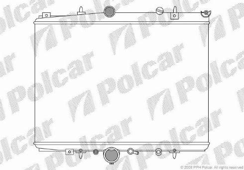 Polcar 233208-4 - Radiators, Motora dzesēšanas sistēma ps1.lv