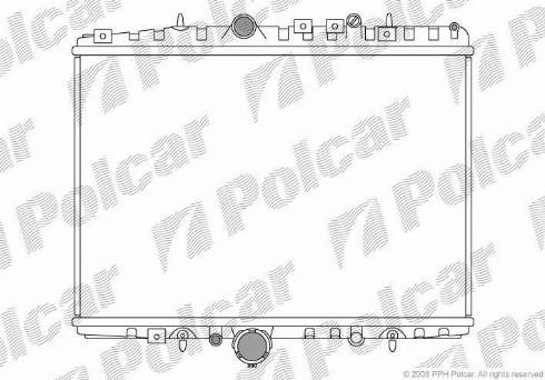 Polcar 233208-6 - Radiators, Motora dzesēšanas sistēma ps1.lv