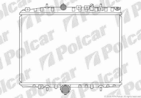 Polcar 233208A1 - Radiators, Motora dzesēšanas sistēma ps1.lv