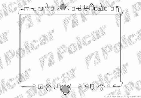 Polcar 233208-1 - Radiators, Motora dzesēšanas sistēma ps1.lv