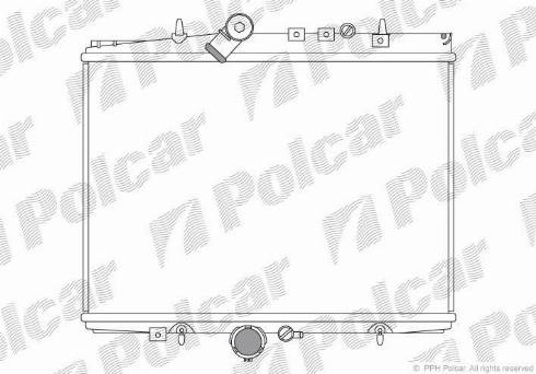 Polcar 233208A9 - Radiators, Motora dzesēšanas sistēma ps1.lv