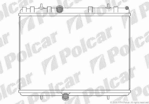 Polcar 2329081X - Radiators, Motora dzesēšanas sistēma ps1.lv