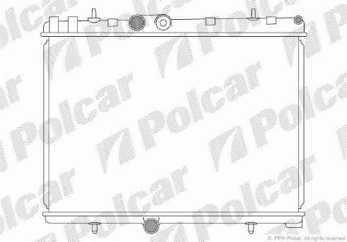 Polcar 232908-1 - Radiators, Motora dzesēšanas sistēma ps1.lv