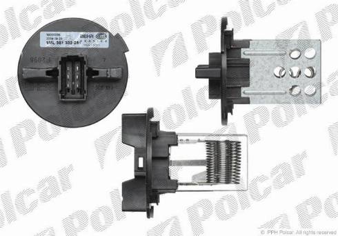 Polcar 2329KST1X - Rezistors, Salona ventilators ps1.lv