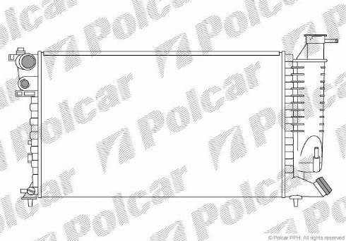 Polcar 2324085X - Radiators, Motora dzesēšanas sistēma ps1.lv