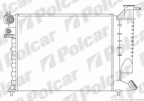 Polcar 232408-1 - Radiators, Motora dzesēšanas sistēma ps1.lv