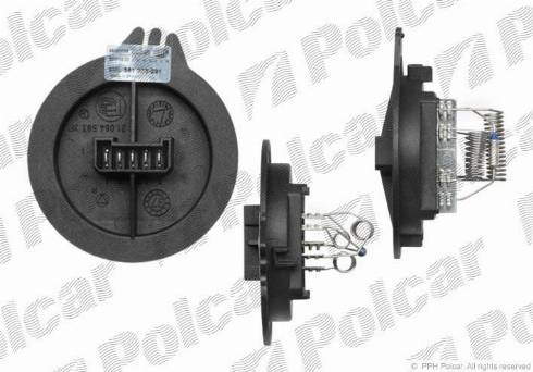 Polcar 2325KST1X - Rezistors, Salona ventilators ps1.lv