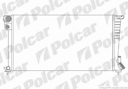 Polcar 232608A8 - Radiators, Motora dzesēšanas sistēma ps1.lv