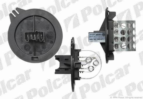 Polcar 2326KST1X - Rezistors, Salona ventilators ps1.lv