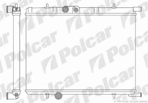 Polcar 232708A1 - Radiators, Motora dzesēšanas sistēma ps1.lv