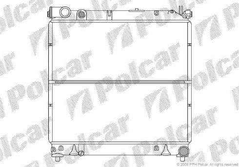 Polcar 7404085X - Radiators, Motora dzesēšanas sistēma ps1.lv