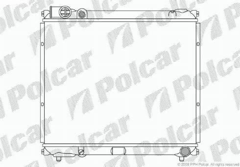 Polcar 7404081X - Radiators, Motora dzesēšanas sistēma ps1.lv