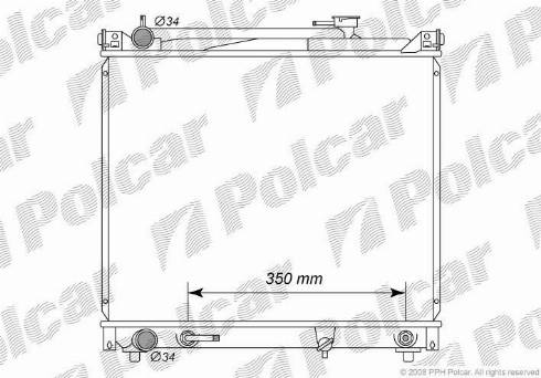 Polcar 7404083K - Termostats, Dzesēšanas šķidrums ps1.lv