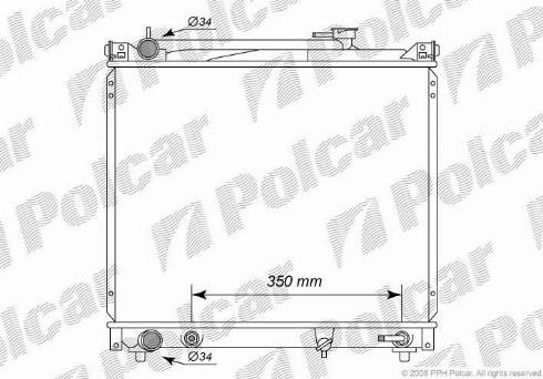 Polcar 740408-3 - Termostats, Dzesēšanas šķidrums ps1.lv