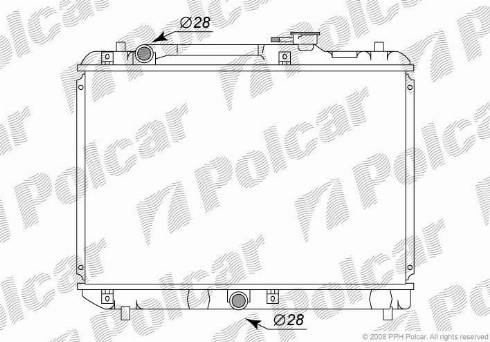 Polcar 741208-1 - Radiators, Motora dzesēšanas sistēma ps1.lv