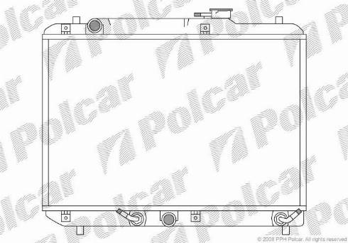 Polcar 741208-2 - Radiators, Motora dzesēšanas sistēma ps1.lv