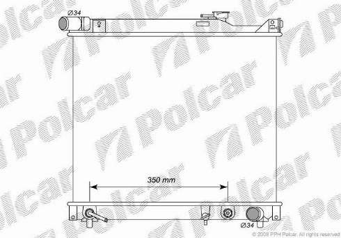 Polcar 7424085K - Termostats, Dzesēšanas šķidrums ps1.lv