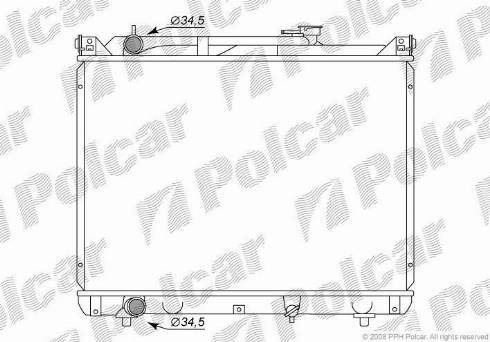 Polcar 742408-1 - Radiators, Motora dzesēšanas sistēma ps1.lv