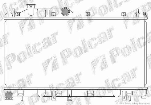 Polcar 7208084K - Radiators, Motora dzesēšanas sistēma ps1.lv