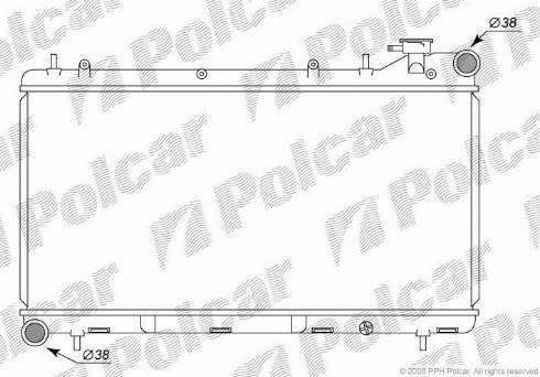Polcar 721008-1 - Radiators, Motora dzesēšanas sistēma ps1.lv