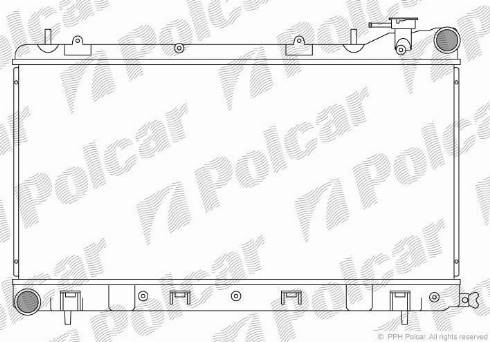 Polcar 721108-1 - Radiators, Motora dzesēšanas sistēma ps1.lv