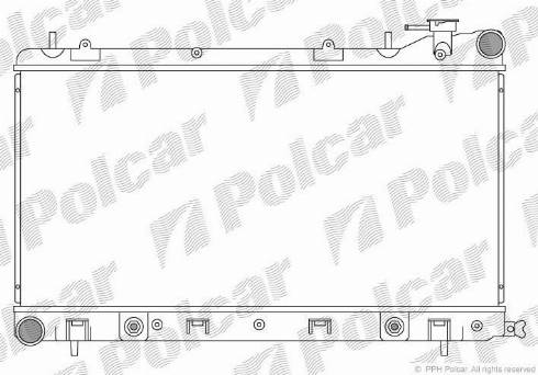 Polcar 721108-2 - Radiators, Motora dzesēšanas sistēma ps1.lv