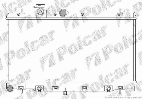 Polcar 721208-1 - Radiators, Motora dzesēšanas sistēma ps1.lv