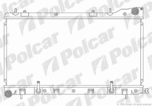 Polcar 723908-3 - Radiators, Motora dzesēšanas sistēma ps1.lv