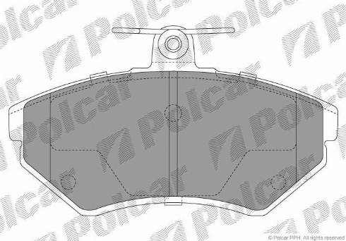 Polcar S70-0037 - Bremžu uzliku kompl., Disku bremzes ps1.lv