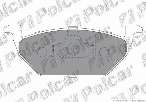 Polcar S70-0020 - Bremžu uzliku kompl., Disku bremzes ps1.lv