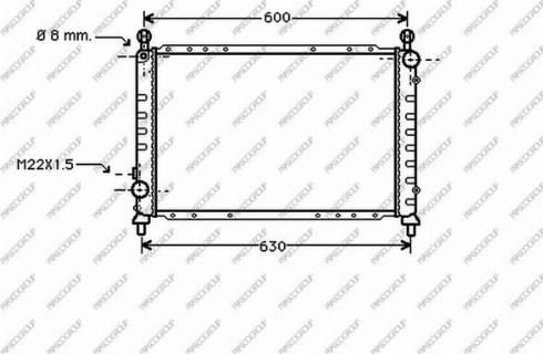 Prasco AA070R002 - Radiators, Motora dzesēšanas sistēma ps1.lv