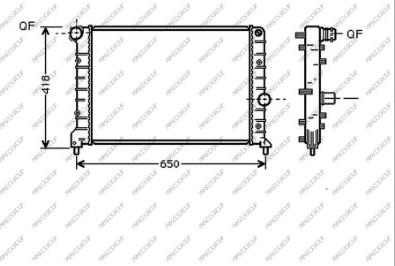 Prasco AA340R002 - Radiators, Motora dzesēšanas sistēma ps1.lv